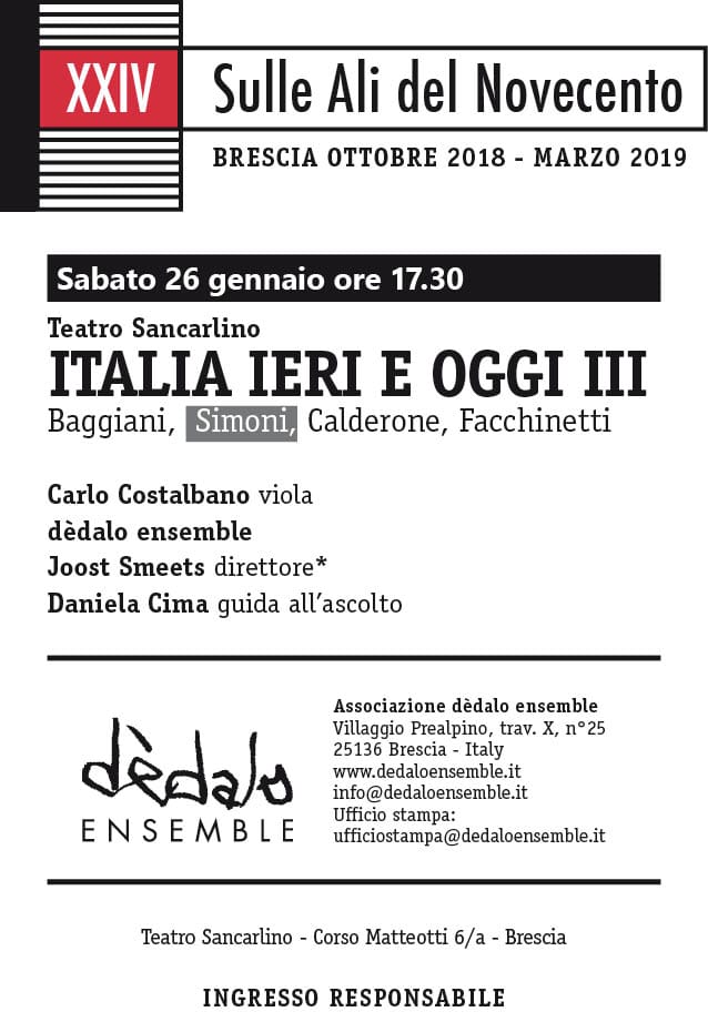 26 Gennaio con Joost Smeets Image